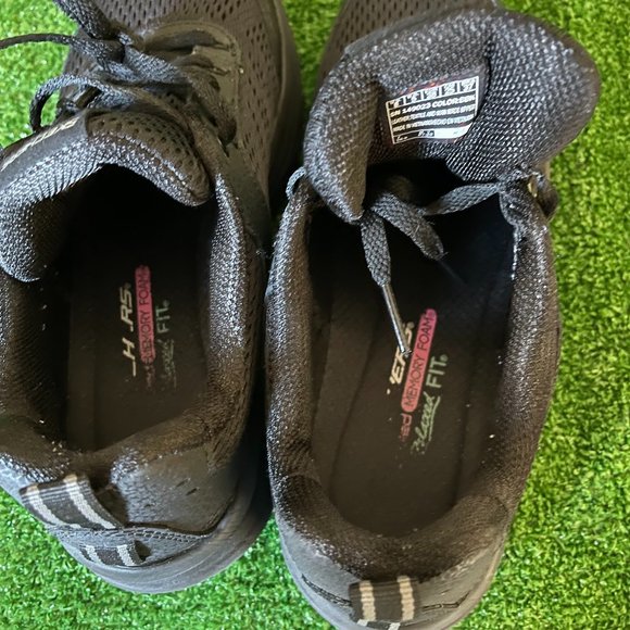 Skechers Work Relaxed Fit D'Lux Walker Memory Foam Ultra-Lightweight Shoes 8 - Picture 9 of 12